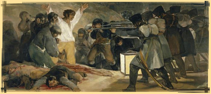 la fin de la revolte de Madrid le 2 mai 1808